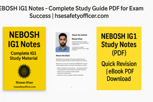 NEBOSH IG1 Revision Notes (PDF) | Study Smart, Pass Fast - Image 2